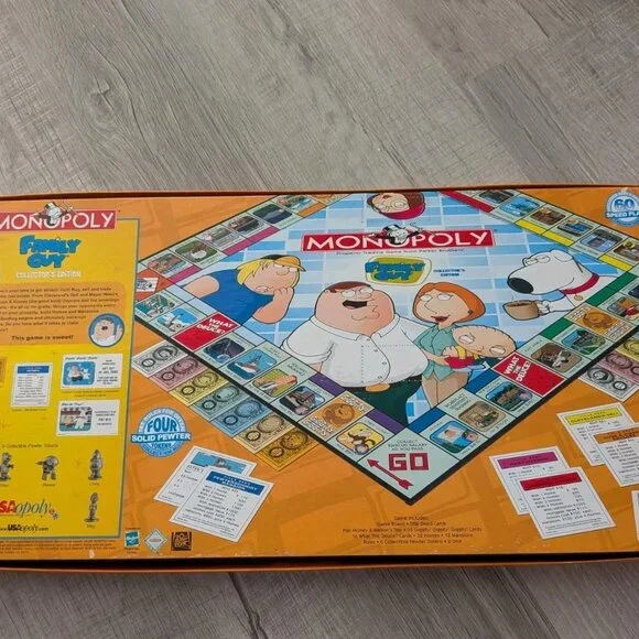 Family Guy Monopoly Board Game Collectors Edition (2006) Parker Brothers - Picture 2 of 6